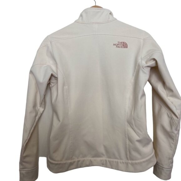 ECRU THE North Face zip up jacket off white mid season coat XS soft liner active - Picture 3 of 14